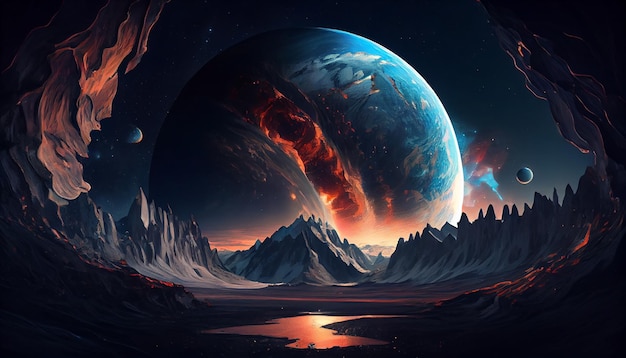 cool pics of exploding planets