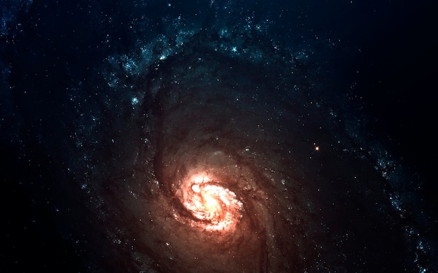銀河 深宇宙の画像 壁紙や印刷に最適な高解像度のサイエンスフィクションファンタジー Nasaによって提供されたこの画像の要素 プレミアム写真