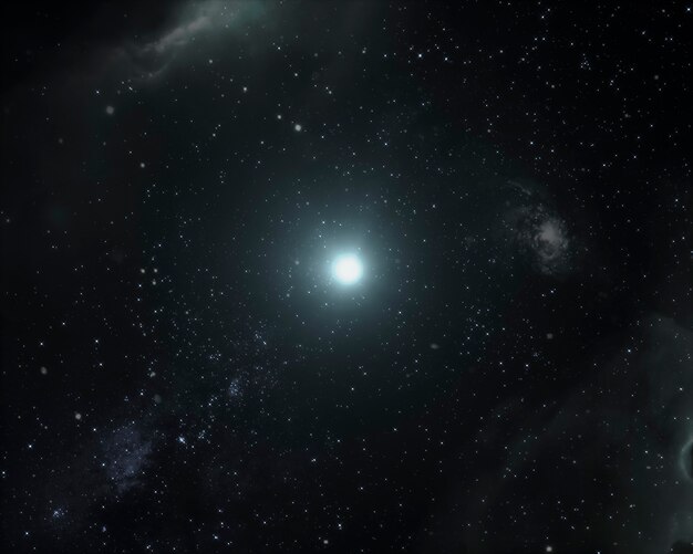 Ночная панорама галактики