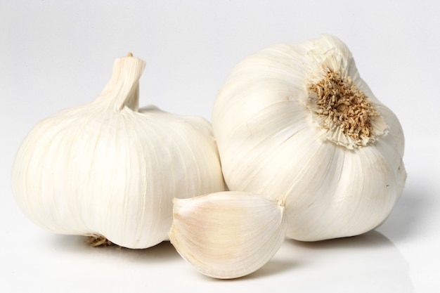 Garlic on the table