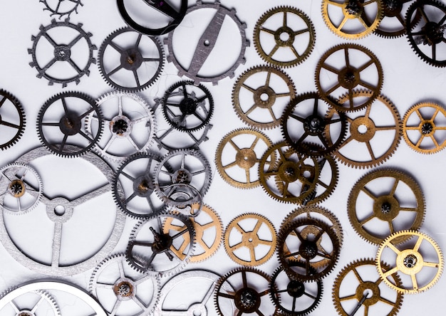 Gears isolated on white