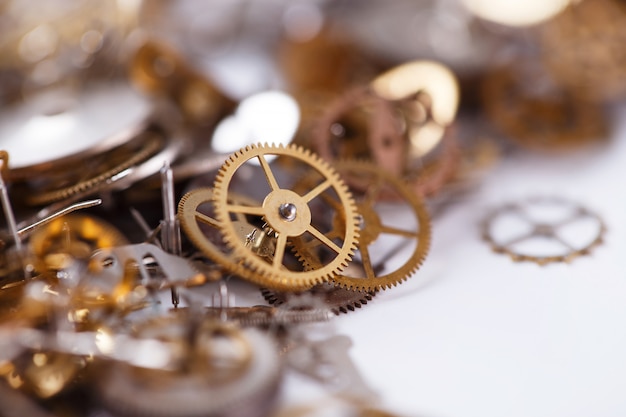 Gears on the table