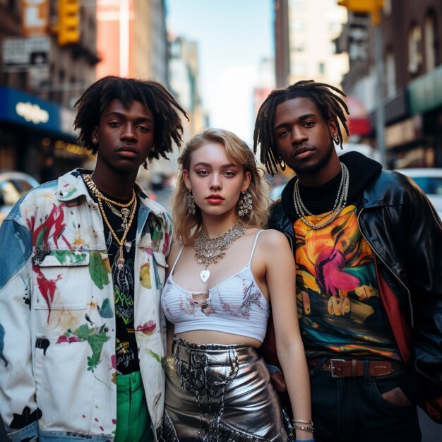 gen z person exploring absurdist fashion and beauty