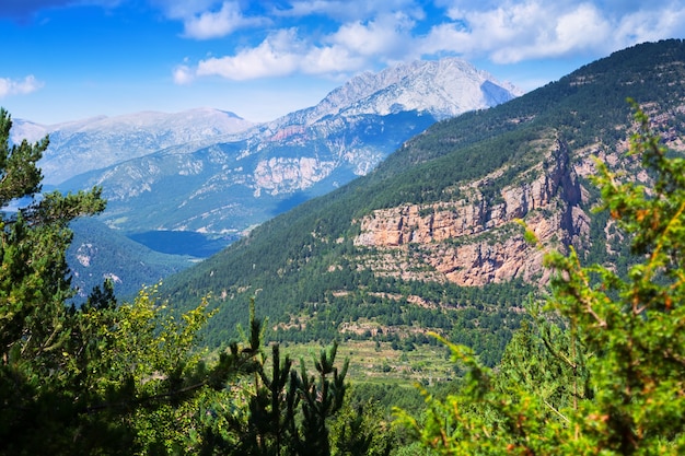 Generak view of  mountains landscape  