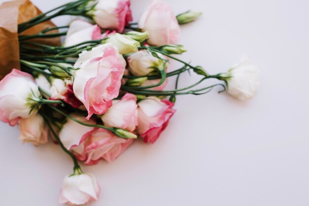 Gentle flowers in bouquet