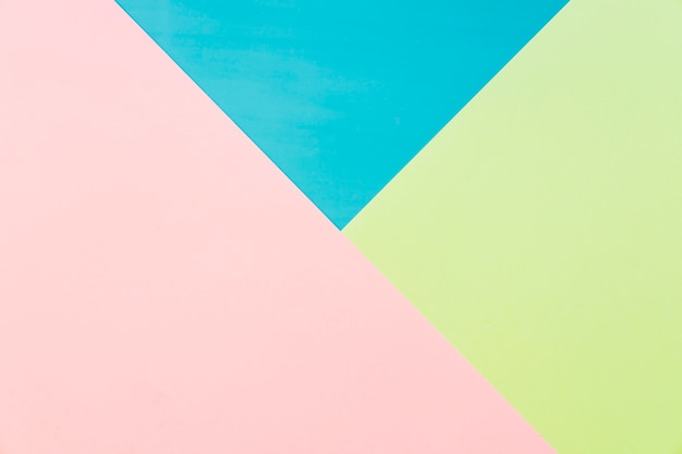 Free photo geometric background made of three colors