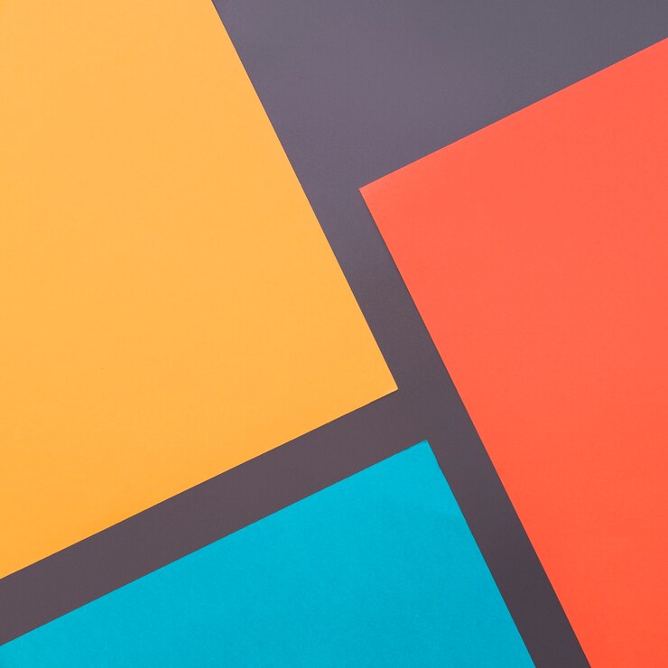 Free Photo geometric background with shapes in four different colors