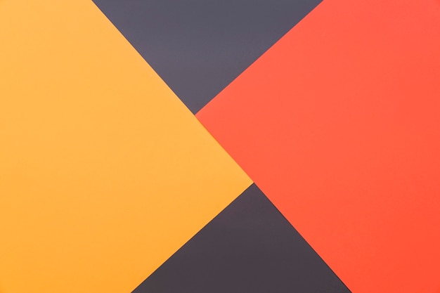 Geometric background yellow, red and black