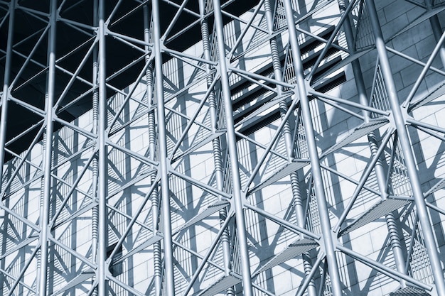 Geometric facade of a building