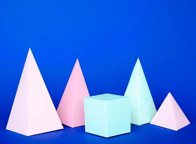 Geometric paper object pack