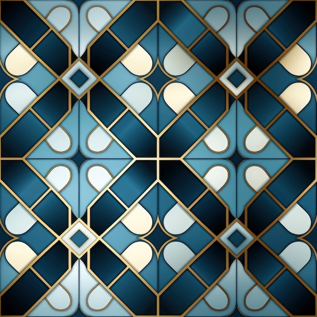 Free photo geometric seamless pattern