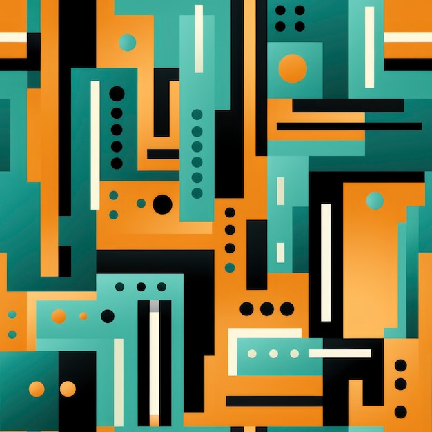 Geometric seamless pattern