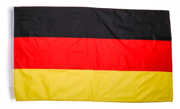 german flag on white