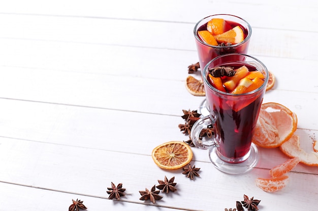 German Glühwein, also known as mulled wine or spiced wine