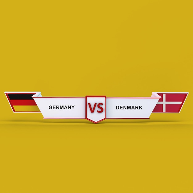 Foto gratuita germania vs danimarca