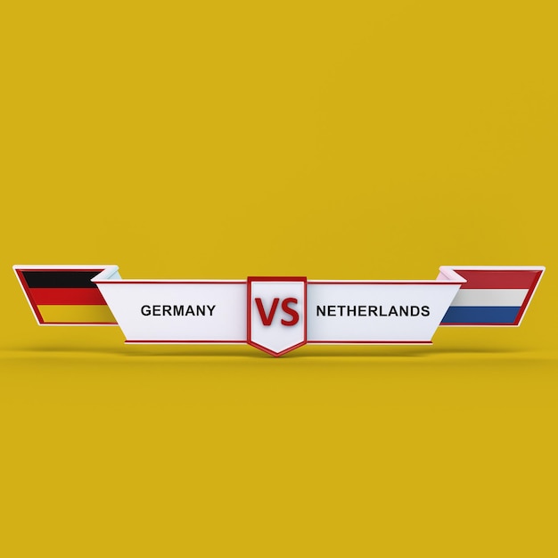 Бесплатное фото Германия vs нидерланды