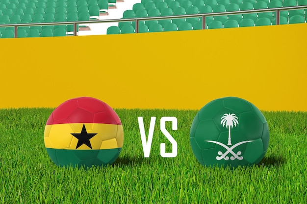 Ghana vs saudi arabia in stadium world cup