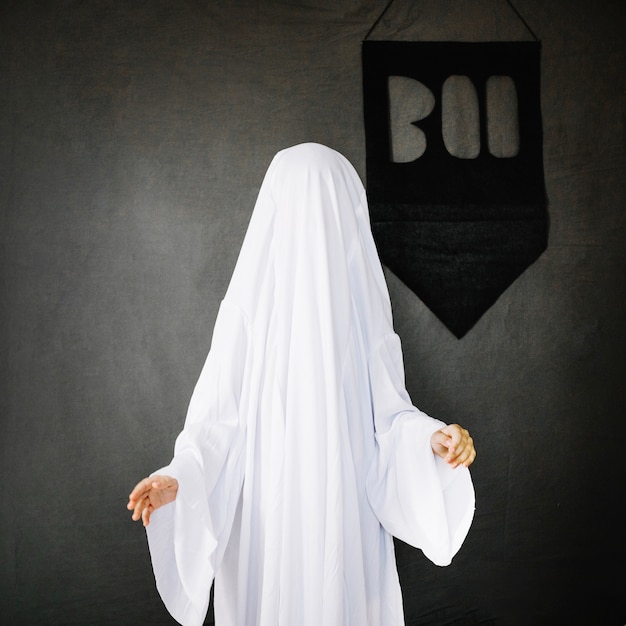 Free photo ghost and boo banner