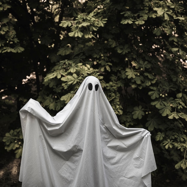 Ghost with rising hands 