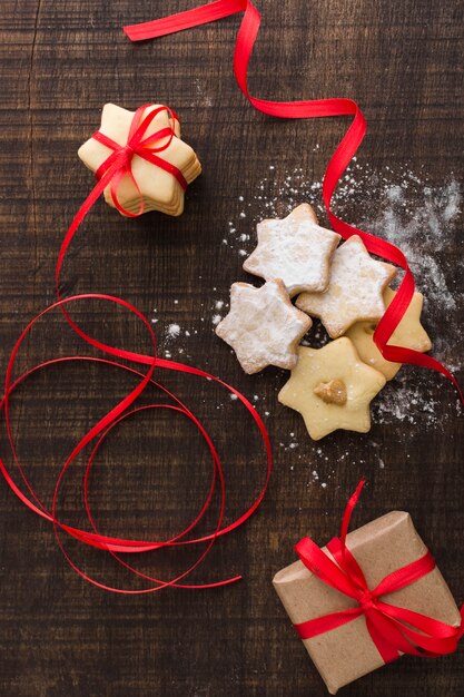 Gift box with cookies 