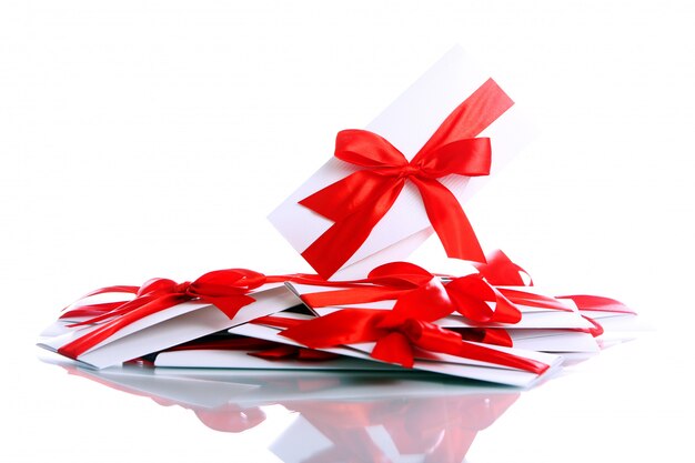 Gift envelope with awesome red bow