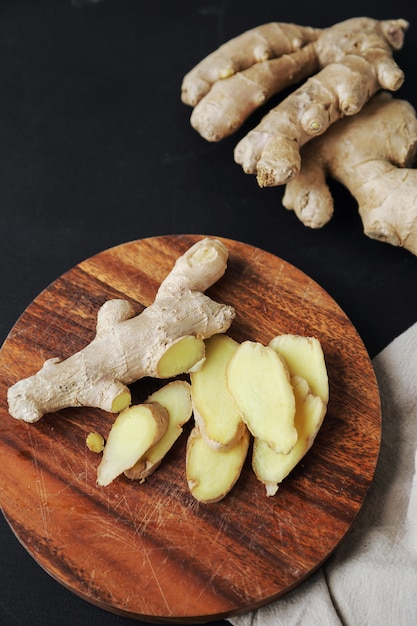 Free photo ginger root