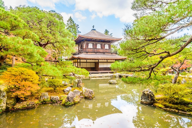 Foto gratuita tempio di ginkakuji