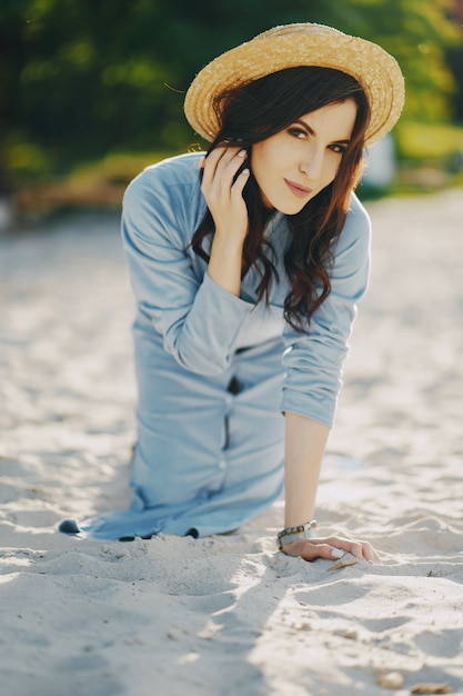 girl on the beach