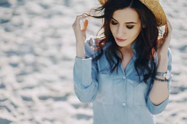 Girl on the beach