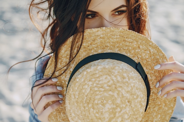 girl on the beach