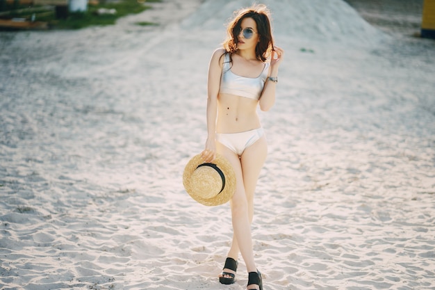 girl on the beach