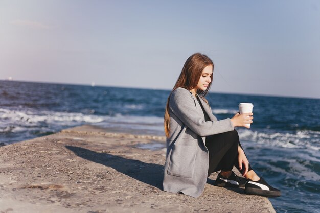 girl by the sea