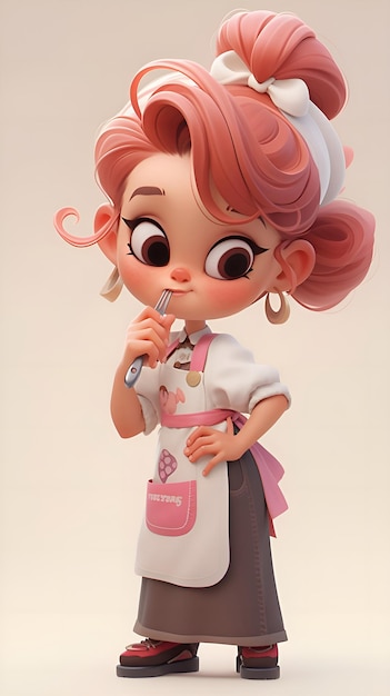 girl cook