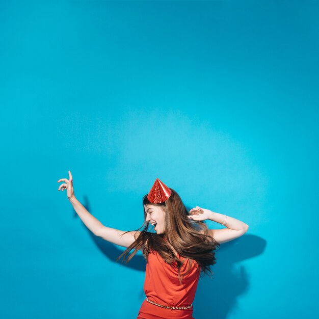 Girl dancing at a party