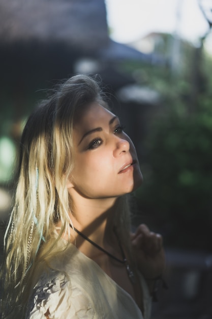 Free photo girl and dream catcher