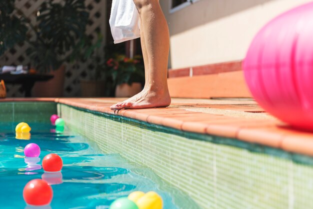 Girl enjoying summertime vacation