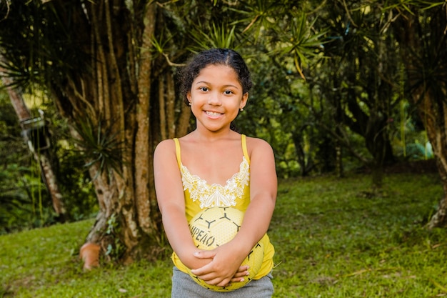 Girl in garden