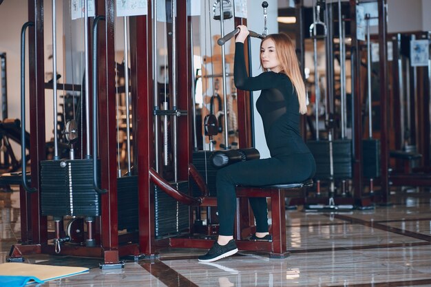 girl in a gym