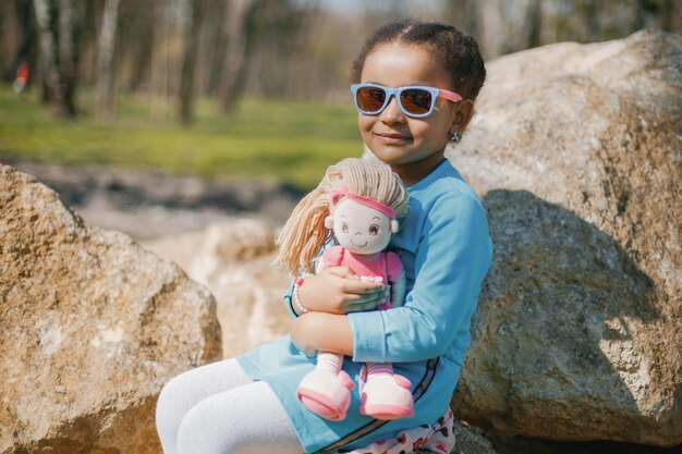 girl in park