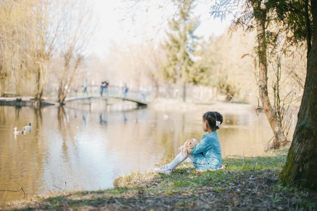 公園の女の子