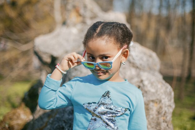 girl in park