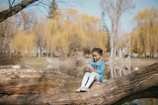 公園の女の子