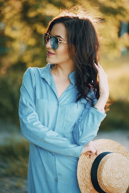 girl in a park