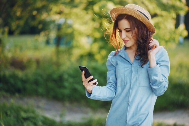 girl in a park