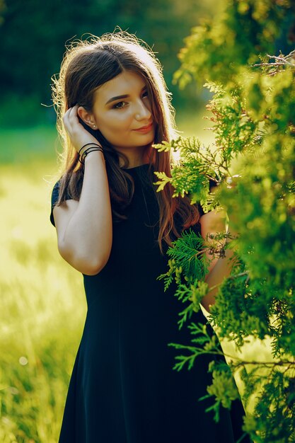 girl in the park