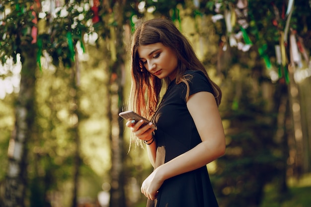 girl in the park