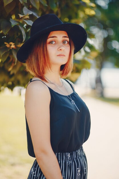 Girl in a park