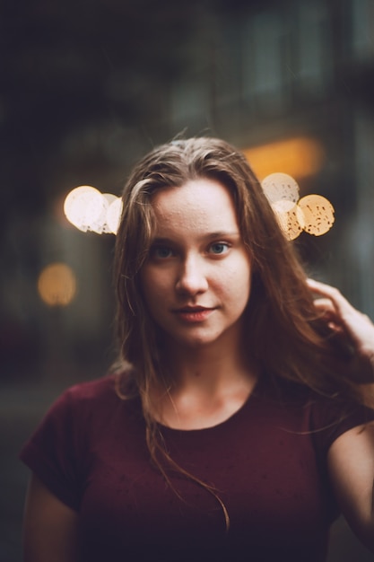 Free photo girl in the park