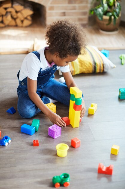 Girl playing