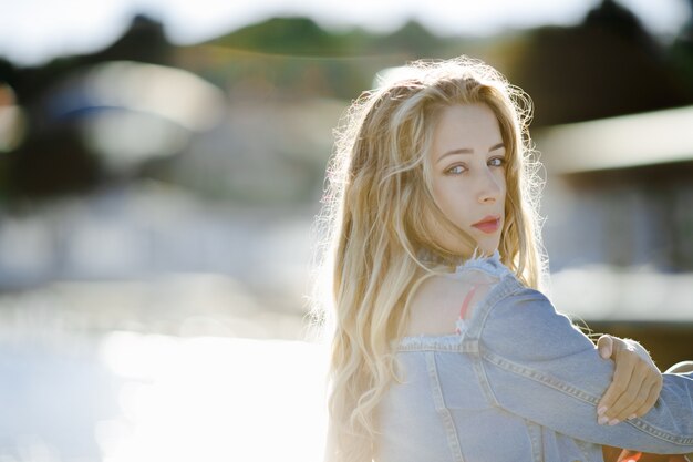 a girl portrait with enigmatic look